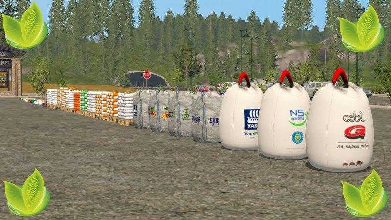 FS17- Bags Pack Fertilizer, Seed, Pig Food V1.0