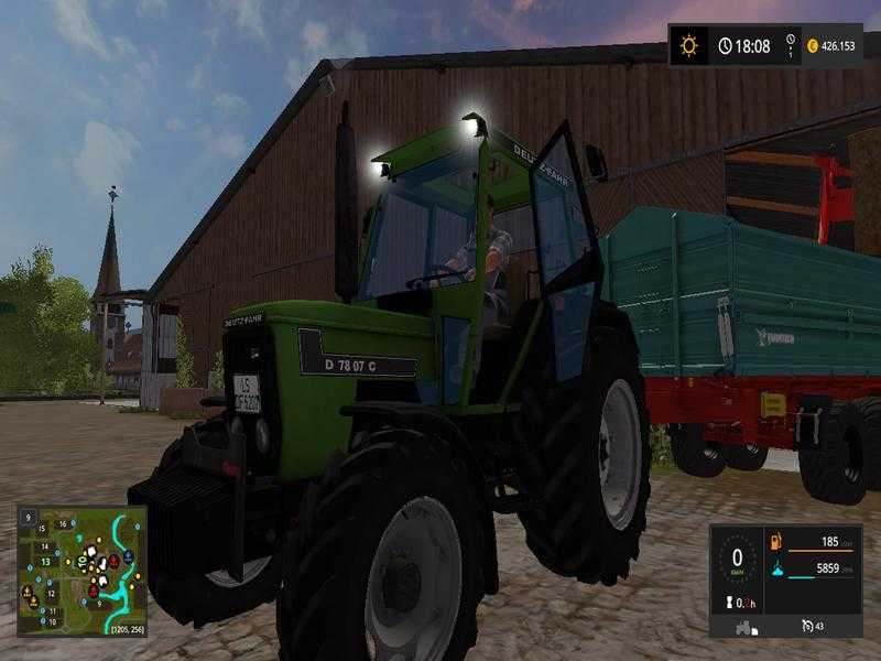 FS17- Deutz-Fahr 7807C Tractor V2.0