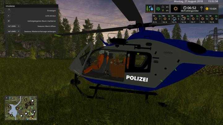 FS17 – Ec-145 Police Helicopter Beta