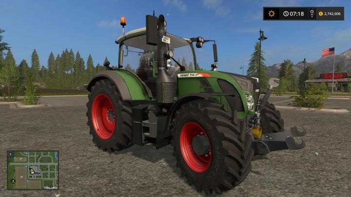 FS17 – Fendt 714 Vario Scr Tractor V1.0.0.1