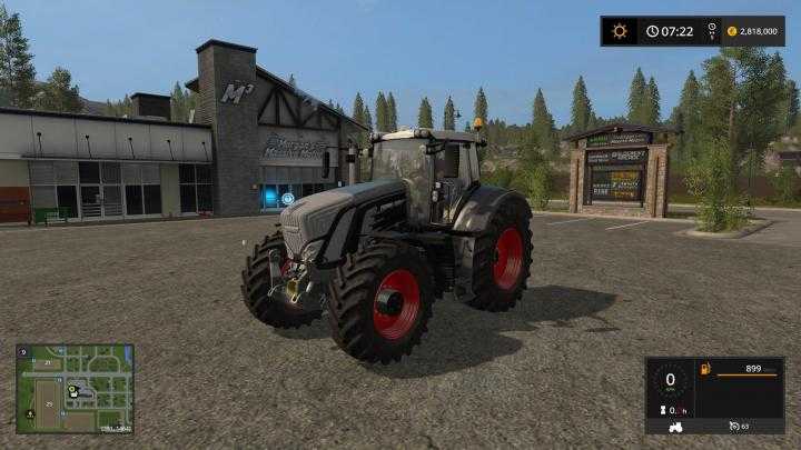 FS17 – Fendt 900 Schwarz Tractor V1.0.6.3