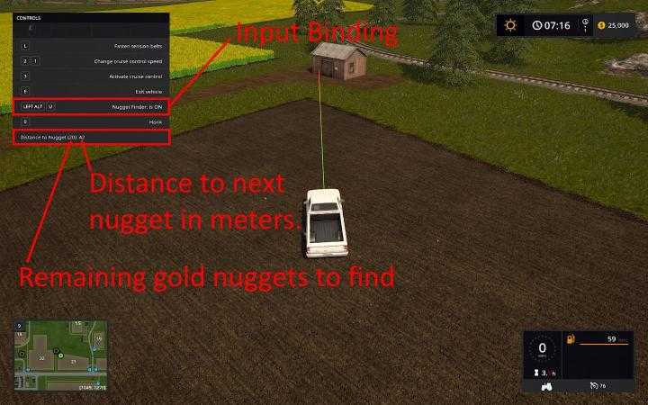 FS17 – Gold Nugget Finder V1