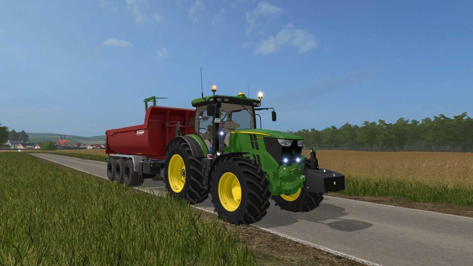 FS17 – John Deere 6R 6135 – 6250 Tractor V2.4