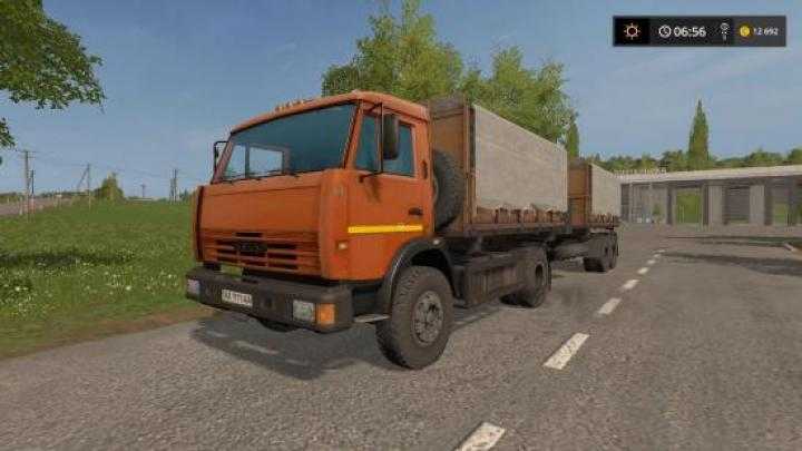 FS17 – Kamaz-43255C + Trailer V2