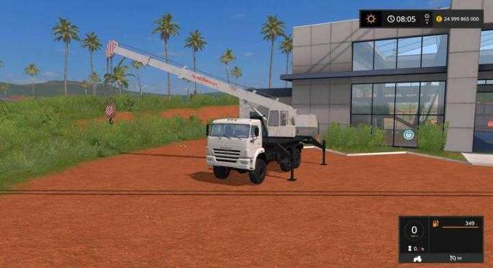 FS17 – Kamaz 65222 Mobilkran V1.1