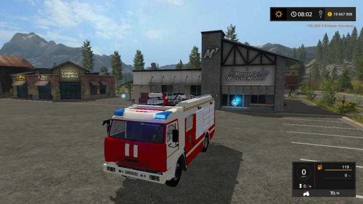 FS17 – Kamaz Fire Truck V1