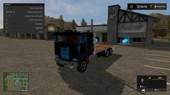 FS17 – Kenworth K100 Epic Blue Truck V1