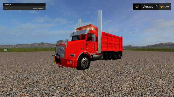 FS17 – Kenwortht800 Dump Truck V1.0.0.2