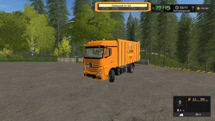 FS17 – Lkw Rubbish Cart Ual V1