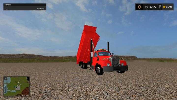 FS17 – Mackb61 Square Body Dump Truck V1.0.0.2