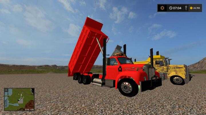 FS17 – Mackb61 Square Body Dump Truck V1.0.0.2