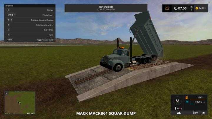 FS17 – Mackb61 Square Body Dump Truck V1.0.0.2