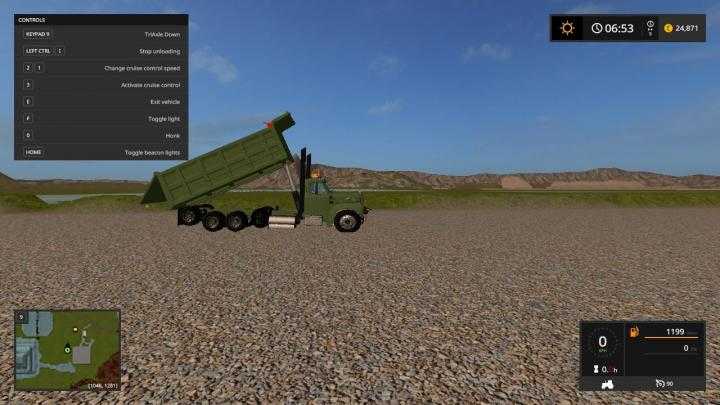 FS17 – Mackb61 Square Body Dump Truck V1.0.0.2