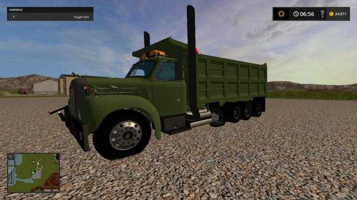 FS17 – Mackb61 Square Body Dump Truck V1.0.0.2