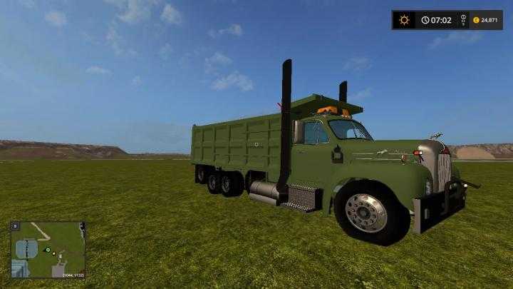 FS17 – Mackb61 Square Body Dump Truck V1.0.0.2