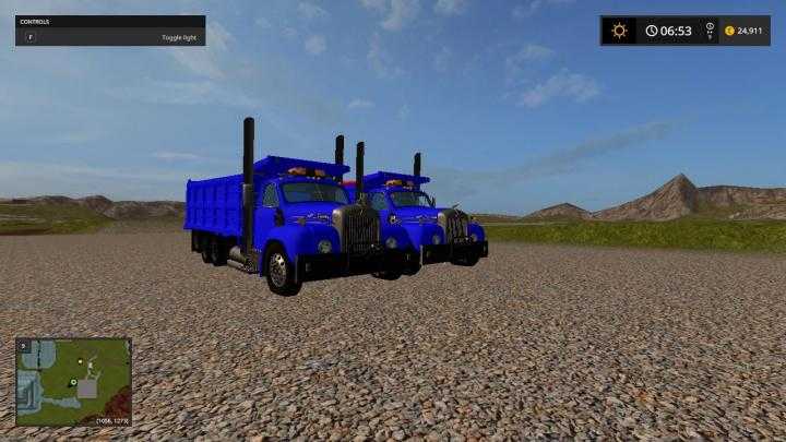 FS17 – Mackb61 Square Body Dump Truck V1.0.0.2