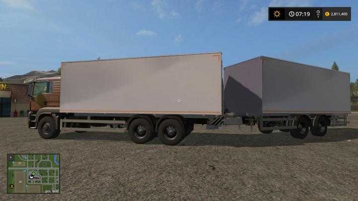 FS17 – Man Palletloader Truck + Trailer V1