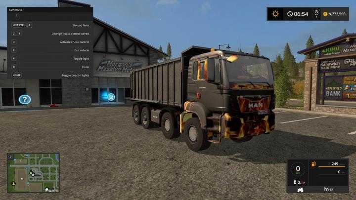 FS17 – Man Tgs Tipper Fire V1