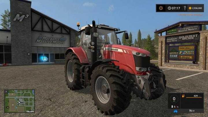 FS17 – Massey Ferguson 7700 Tractor V3