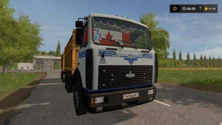 FS17 – Maz 5516 S Pricepom V1.1