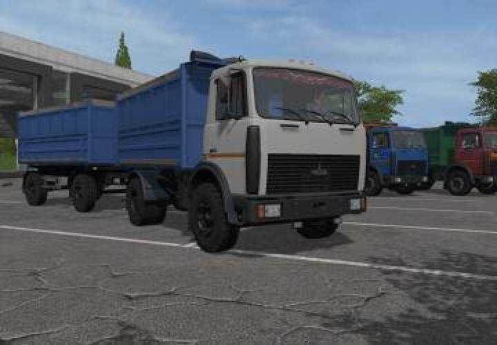 FS17 – Maz-5551A2-4327 + Maz-8571 Trailer V1.0.0.1