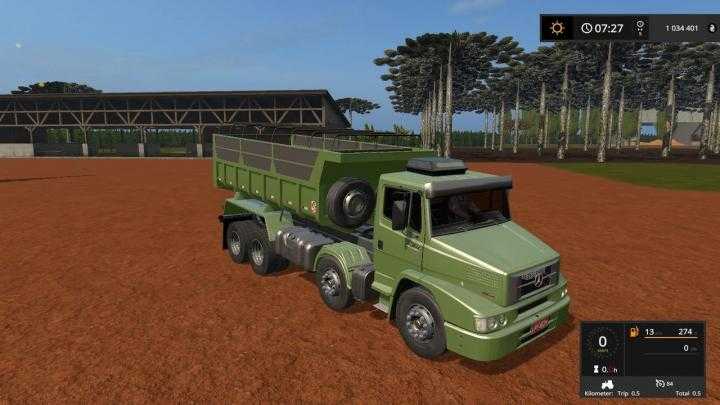 FS17 – Mercedes Benz 1620 Dump Truck V1