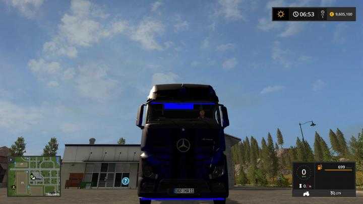 FS17 – Mercedes-Benz Actros Neon V1