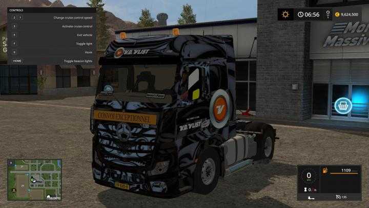 FS17 – Mercedes Vandervlist Tribal Truck V1