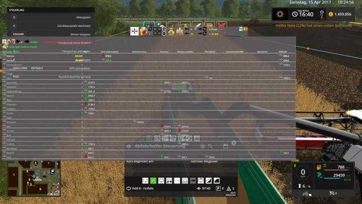 FS17 – Multioverlay Hud Convert V2.982 Beta