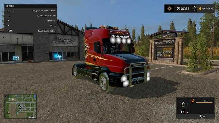 FS17 – Scania T164 3 Axles Truck V1