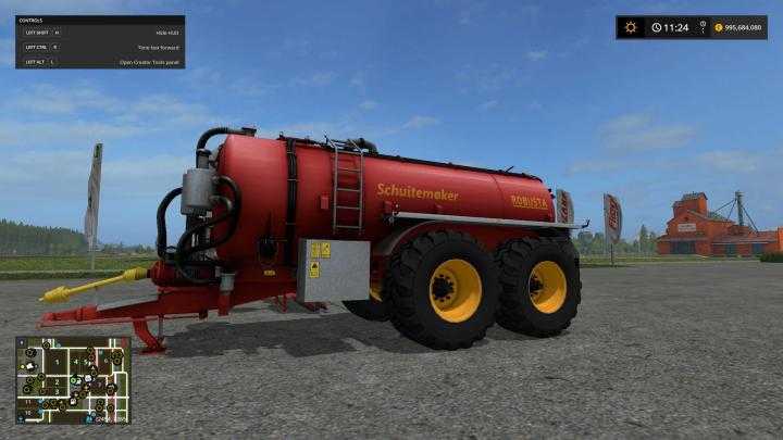 FS17 – Schuitemaker Robusta 190 Yellow Red V1