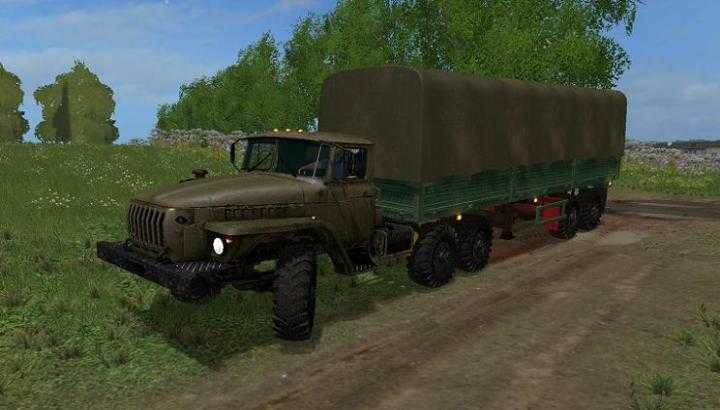 FS17 – Ural Tyagach + Trailer V1