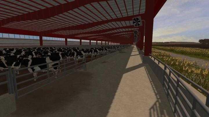 FS19 – 100X660 Cattle Barn V1