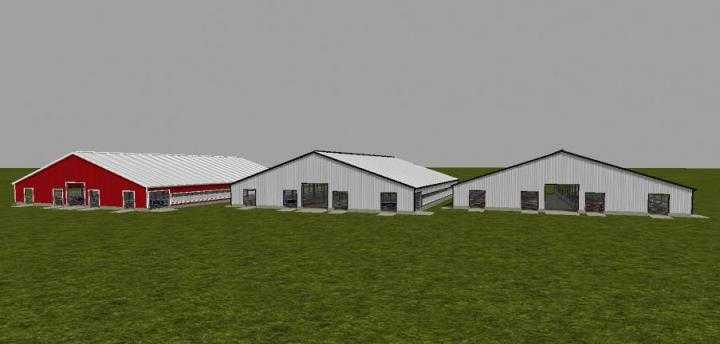 FS19 – 120X110 Free Stall Barn V1