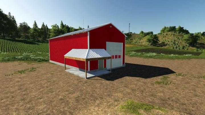 FS19 – 30 X 60 Work Shop Shed V1