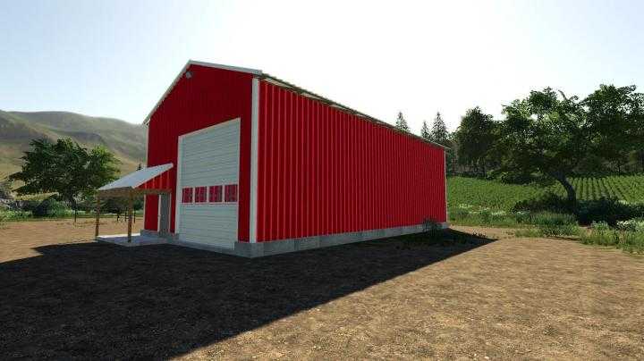 FS19 – 30 X 60 Work Shop Shed V1