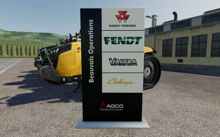 Agco Dealer Sign V1.1 FS19