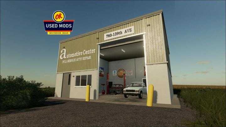 FS19 – Automotive Center – Local Garage With Workshop V1