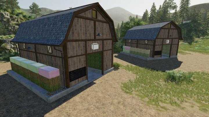 FS19 – Bale Storage Barns V1.0.1.0