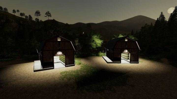 FS19 – Bale Storage Barns V1.0.1.0