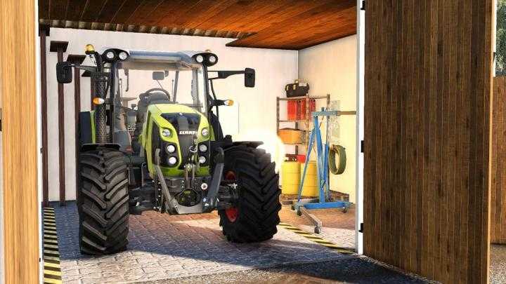 FS19 – Barn With Workshop And Hayfloor V1