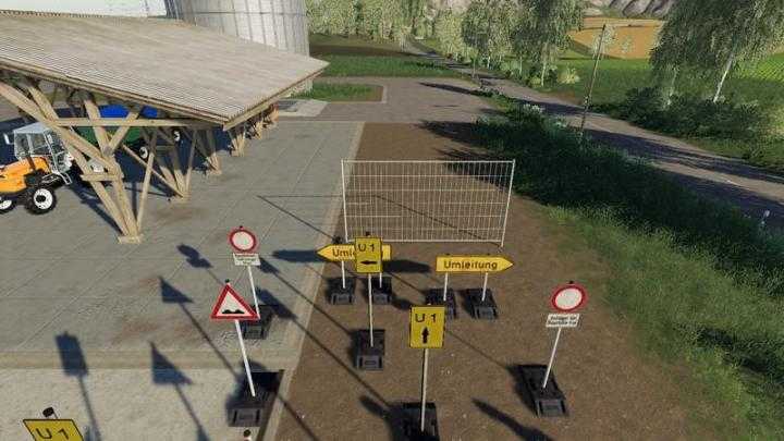 FS19 – Barrier Pack Placeable V1