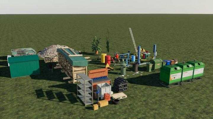 FS19 – Big Deco Pack (Prefab) V1