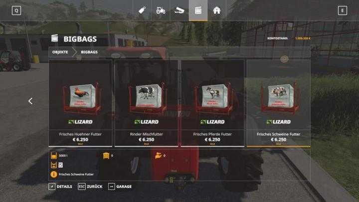 FS19 – Bigbag For All Animals V1