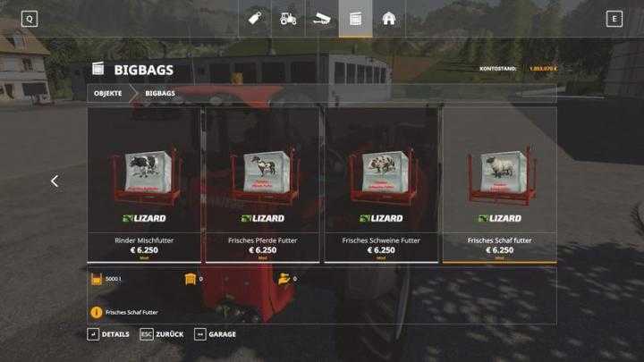 FS19 – Bigbag For All Animals V1