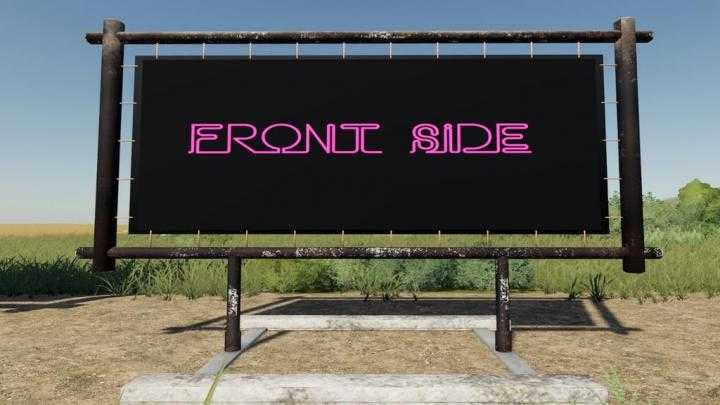 FS19 – Billboard Sign (Prefab) V1