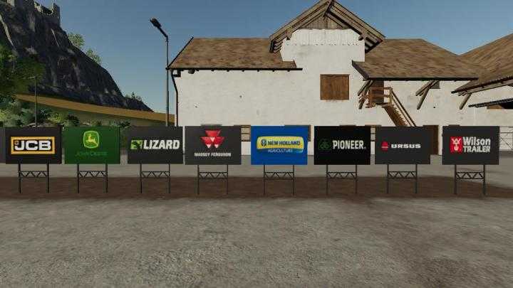 Brand Yard Signs V1.0 FS19