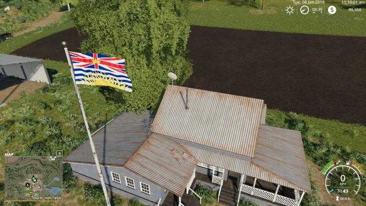 FS19 – British Columbia Flag V1