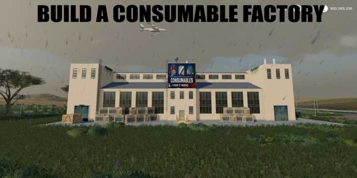 Build A Consumables Factory V1.0 FS19