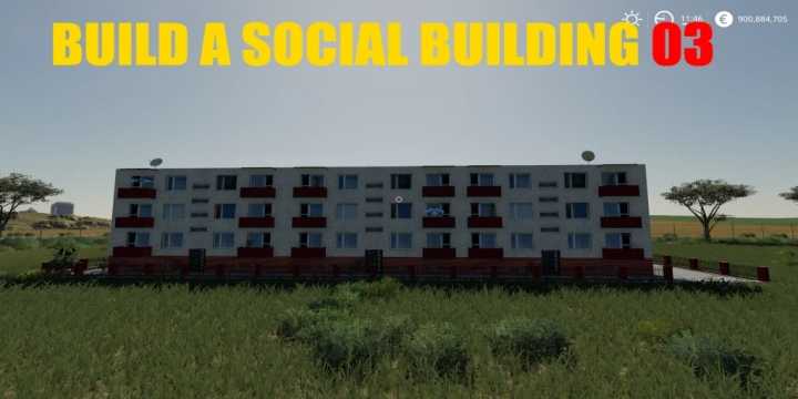 Build A Social Building 03 V1.0 FS19